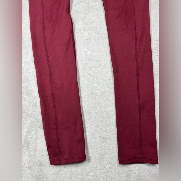 Free People Movement Good Times High Ruse Maroon Red Leggings Size Small - Picture 6 of 16